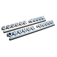 TWT TWT-LSA-M-01 Комплект вставок с цифрами (1...0), серый