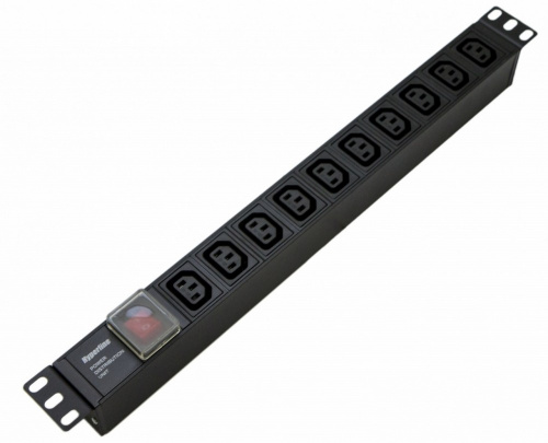 Блоки силовых розеток Hyperline SHE19-10IEC-S-IEC