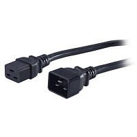 Hyperline PWC-IEC19-IEC20-3.0-BK Кабель питания IEC 320 C19 - IEC 320 C20, 3x1.5 кв.мм, 16A, 3 м, че