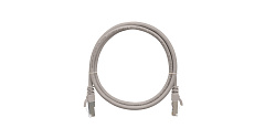 NIKOMAX NMC-PC4SD55B-001-C-GY Коммутационный шнур F/UTP 4 пары Кат.5е LSZH нг(А)-HFLTx серый, 0,15м