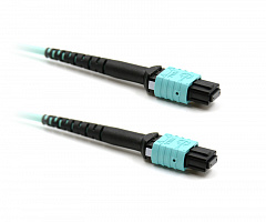 Hyperline FHD-MC3-503-MPOF12/PS-MPOF12/PS-A-10M-LSZH-AQ Патч-корд волоконно-оптический MPO - MPO