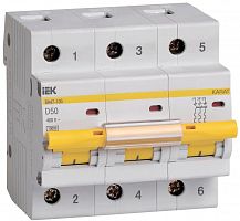 Автоматические выключатели IEK MVA40-3-050-D