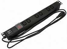 Блоки силовых розеток Hyperline SHE19-6IEC-S-2.5IEC