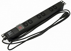 Hyperline SHE19-6IEC-S-2.5IEC Блок розеток для 19