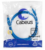 Патч-корды Cabeus PC-UTP-RJ45-Cat.6-1m-BL