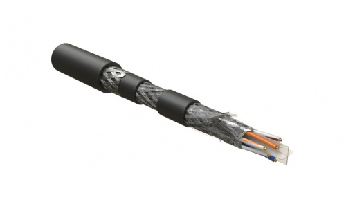 Промышленный кабель Hyperline IFUTP4-C6-S23/1-ARM/W-LSZH/NY-BK