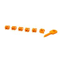 Модули Keystone Jack LANMASTER LAN-SEC45-PL-SET-OR
