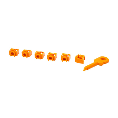 Модули Keystone Jack LANMASTER LAN-SEC45-PL-SET-OR