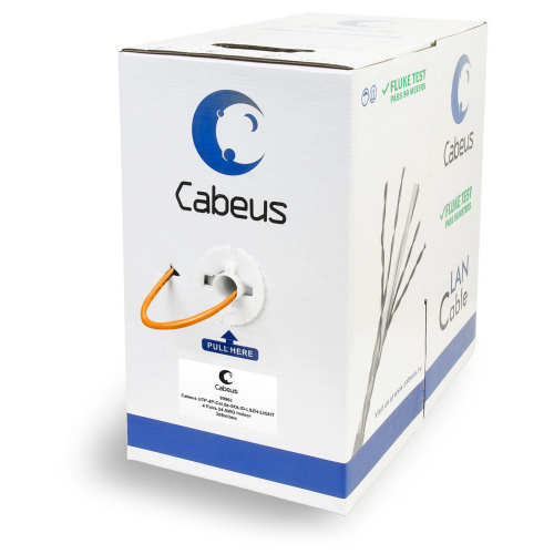 Кабель витая пара Cabeus UTP-4P-Cat.5e-SOLID-LSZH-LIGHT фото 2