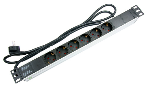 Блоки силовых розеток Cabeus PDU-6P-2EU