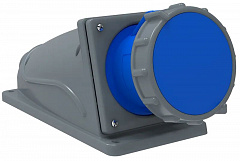 IEK PSN11-063-3 MAGNUM Розетка стац. ССИ-133 63А-6ч 220В 2P+PE IP67