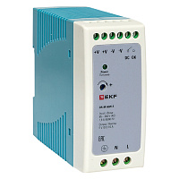 EKF DR-M-60W-5 Блок питания на дин рейку 60Вт,Uвх ~ 260 В AC m, Uвых - 5 В DC постоянного тока