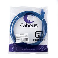 Патч-корды Cabeus PC-UTP-RJ45-Cat.6-1.5m-BL-LSZH