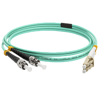 Патч-корды оптические LANMASTER LAN-2LC-2ST/OM3-10