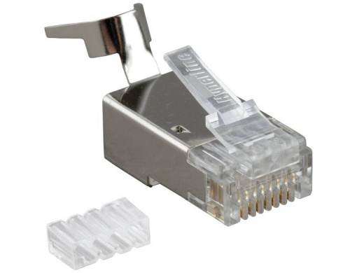 Разъемы (коннекторы) Hyperline PLUG-8P8C-UV-C6-TW-SH-10