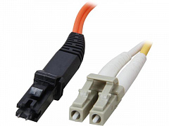 Hyperline FC-D2-62-LC/PR-MTRJM/PR-H-1M-LSZH-OR Патч-корд волоконно-оптический (шнур) MM 62.5/125