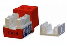 Модули Keystone Jack Hyperline KJ9-8P8C-C6-90-RD