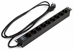 Hyperline SHE19-9SH-2.5EU Блок розеток для 19