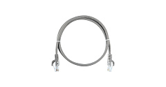 NIKOMAX NMC-PC4UD55B-ES-005-C-GY Коммутационный шнур U/UTP 4 пары Кат.5е LSZH нг(А)-HFLTx серый 0,5м