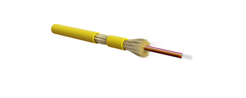 Волоконно-оптический кабель Hyperline FO-DT-IN-9S-12-LSZH-YL