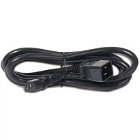 LANMASTER LAN-PP13/20-1.0-BK Шнур питания IEC 320 C13 - IEC 320 C20, 3x0.75 кв.мм, 220, 10А, 1 м, ч
