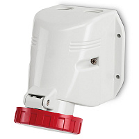 ДКС DIS5183256T Розетка настенная IP67 32A 3P+E 400В
