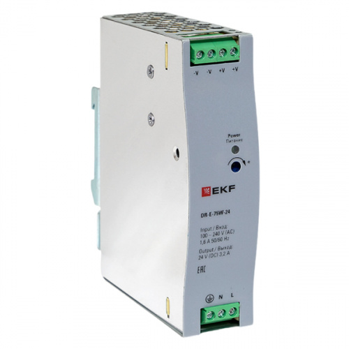 Блоки питания EKF DR-E-75W-24