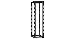 TLK TRD-476080-R-BK Монтажная стойка двухрамная с разборной рамой 19