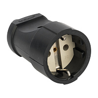 EKF ASGO16-30 Гнездо штепсельное с/з черн. ПВХ 16A 250B PROxima