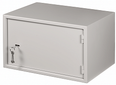 NETLAN EC-WS-075240-GY Настенный антивандальный шкаф с дверью на петлях, 7U, Ш520хВ320хГ400мм, серый