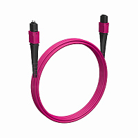 Cabeus FOP-50-OM4-12-MPO(F)-12-MPO(M)-B-5m Кабельная сборка MPO(F) -MPO(M)-12 волокон 50/125 OM4