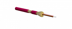 Hyperline FO-DT-IN-504-8-LSZH-MG Кабель волоконно-оптический 50/125 (OM4) многомодовый, 8 волокон