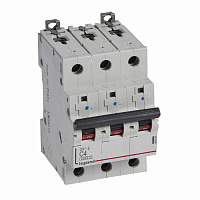 LEGRAND 407287 Авт.выкл.DX3-E C4 3П 6000/6kA