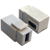 Модули Keystone Jack LANMASTER LAN-OK-USB30-AA/V-WH
