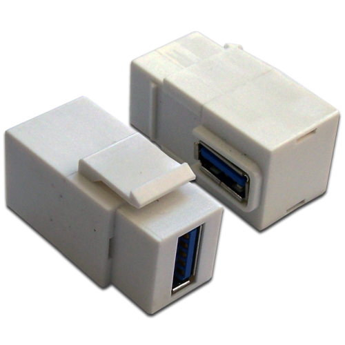 Модули Keystone Jack LANMASTER LAN-OK-USB30-AA/V-WH