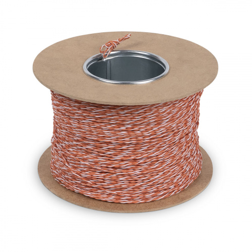 Кабель витая пара Cabeus UTP-1P-Cat.5e-SOLID-CROSS-500-OR