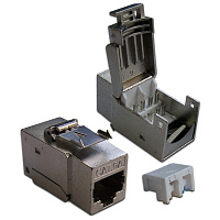 LANMASTER LAN-OK45S6A/90 Модуль Keystone, RJ45, кат.6A, STP, 90 градусов