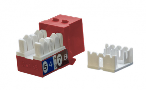 Модули Keystone Jack Hyperline KJ9-8P8C-C5e-90-RD
