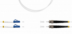 Hyperline FC-D2-9A1-LC/UR-ST/UR-H-5M-LSZH-WH Патч-корд волоконно-оптический (шнур) SM 9/125 (G657)