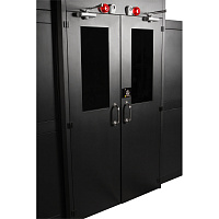 LANMASTER LAN-DC-HDRML-48Ux12 Распашные двери коридора 1200 мм для шкафов DCS 48U, стекло, key-card