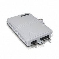 Hyperline FO-WBI-2A-GY Бокс оптический настенный, 2 порта (SC, duplex LC), без пигтейлов и адаптеров