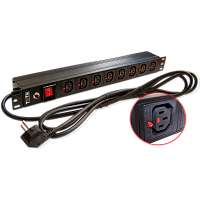 TWT TWT-PDU-10A8C3L-3.0 Блок розеток 19