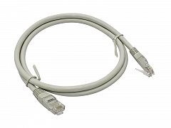 Datarex DR-181020 Коммутационный шнур U/UTP категория 5e LSZH нг(А)-HF 10,0 м, серый