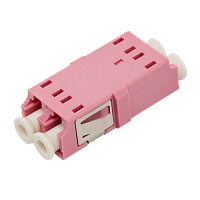 LANMASTER LAN-2LCS/NF-AM-OM4 Адаптер оптический LC, OM4, корпус SC без фланцев, дуплексный