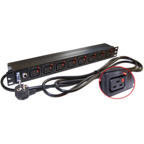 Блоки силовых розеток TWT TWT-PDU-16A8C9L-3.0
