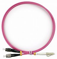 Патч-корды оптические Cabeus FOP-50-OM4-LC-FC-1m