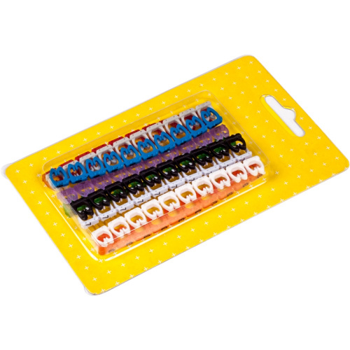 Маркировочные клипсы LANMASTER LAN-MCC-NUM-SET-C5E