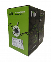 ITK LC1-C5E04-121-T-R Витая пара U/UTP 5E 4х2х24AWG LSZH серый (305м)