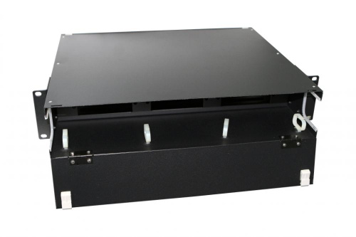 Оптические боксы Hyperline FO-19BX-2U-F0-6xSLT-W120H32-EMP