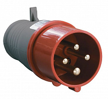 IEK PSR02-016-4 Вилка перенос. ССИ-014 16А-6ч 380В 3P+PE IP44